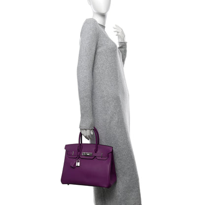 Hermes Epsom Birkin 30 Anemone 2 of 13