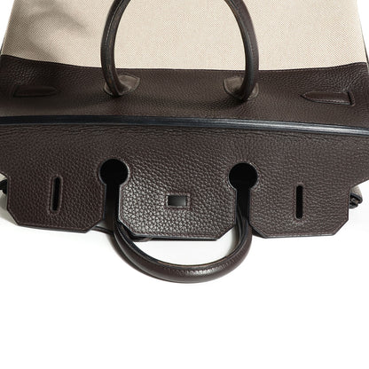 Hermes Toile Togo Birkin 35 Chocolate 22 of 31