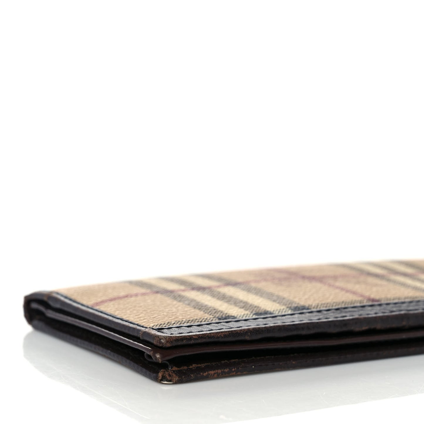 Haymarket Check Penrose Continental Wallet Chocolate