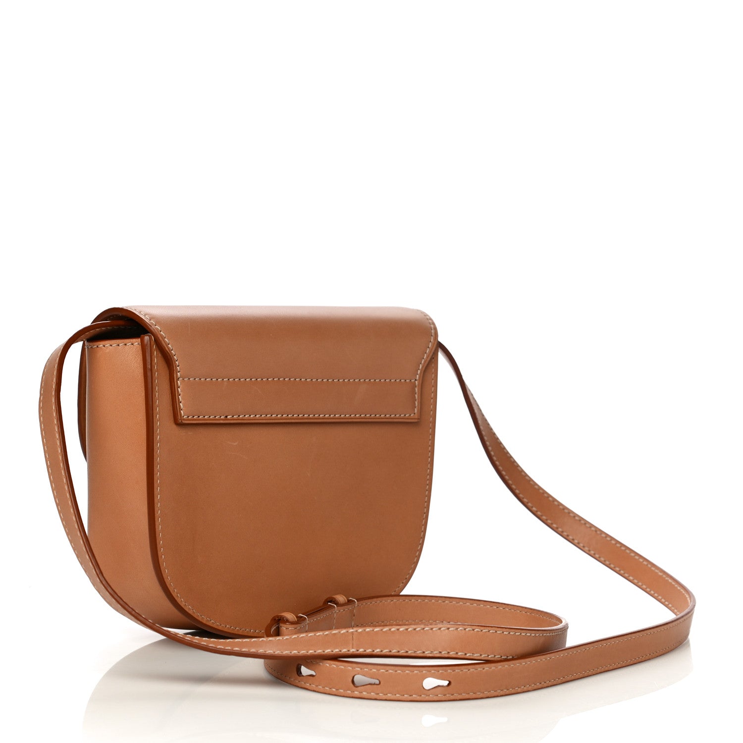Saint Laurent Smooth Vintage Calfskin Small Kaia Satchel Brown Gold 2 of 12