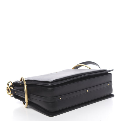 Chloe Calfskin Suede Medium Roy Bag Black 4 of 9