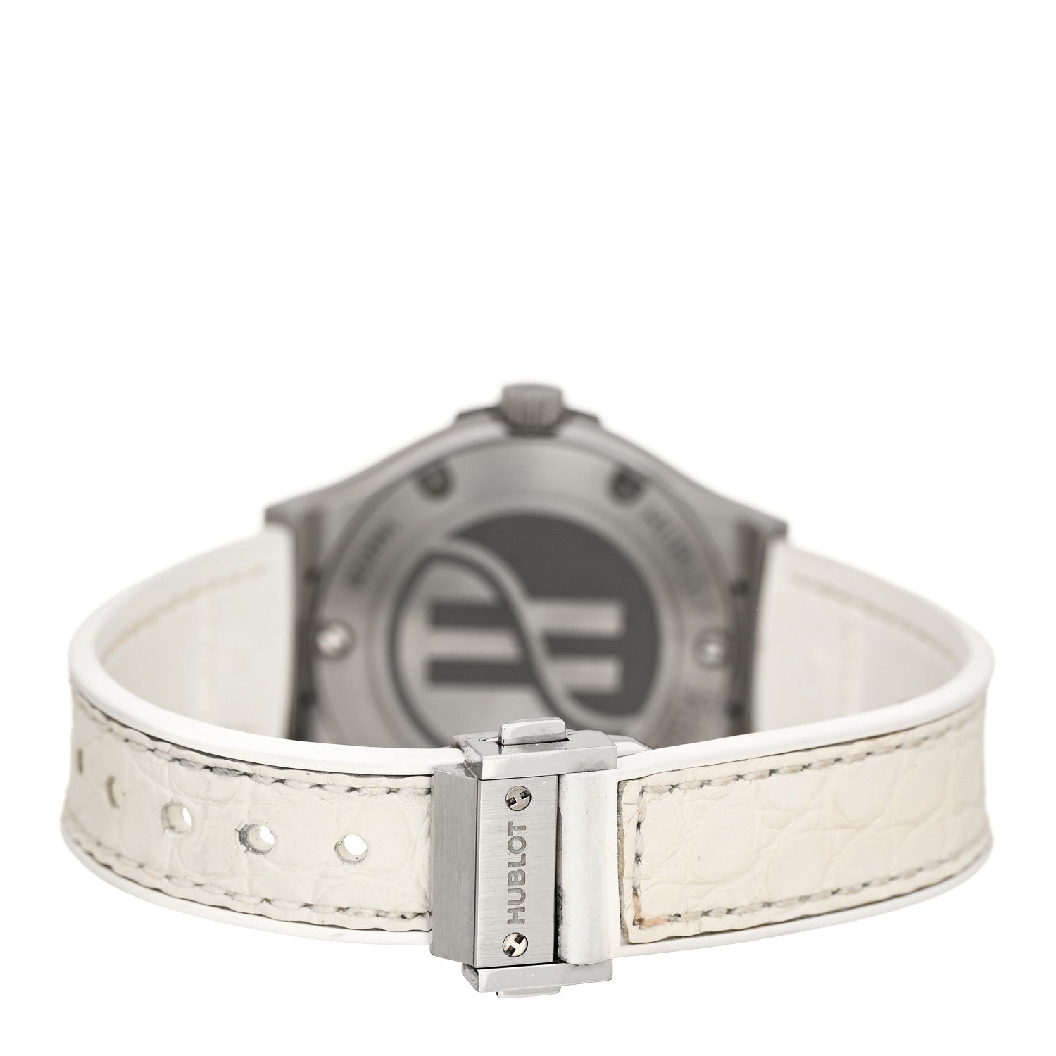 Hublot Stainless Steel Alligator Diamond Bezel 33mm Classic Fusion Quartz Watch Black 581.NX.1171.RX.1104 3 of 6