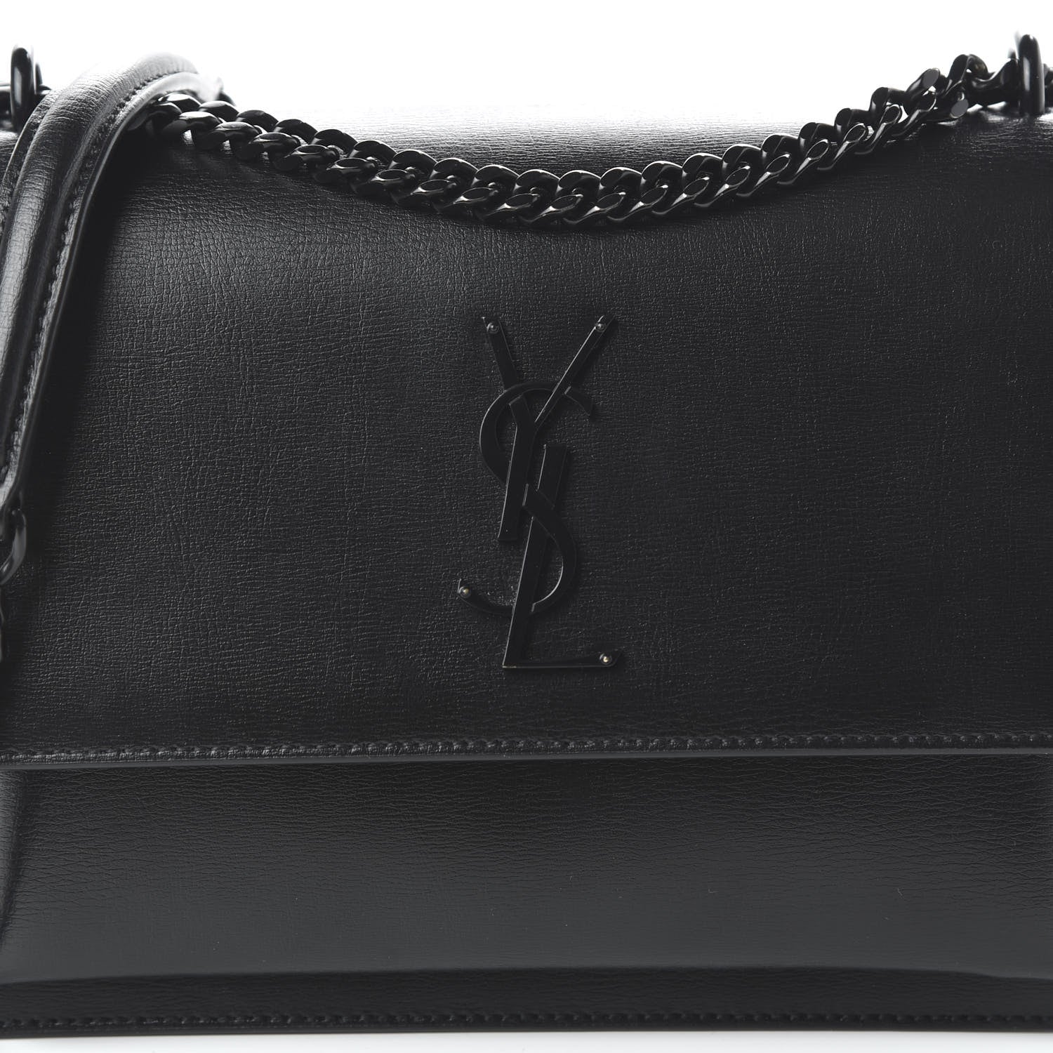 Saint Laurent Calfskin Medium Monogram Sunset Black 11 of 11