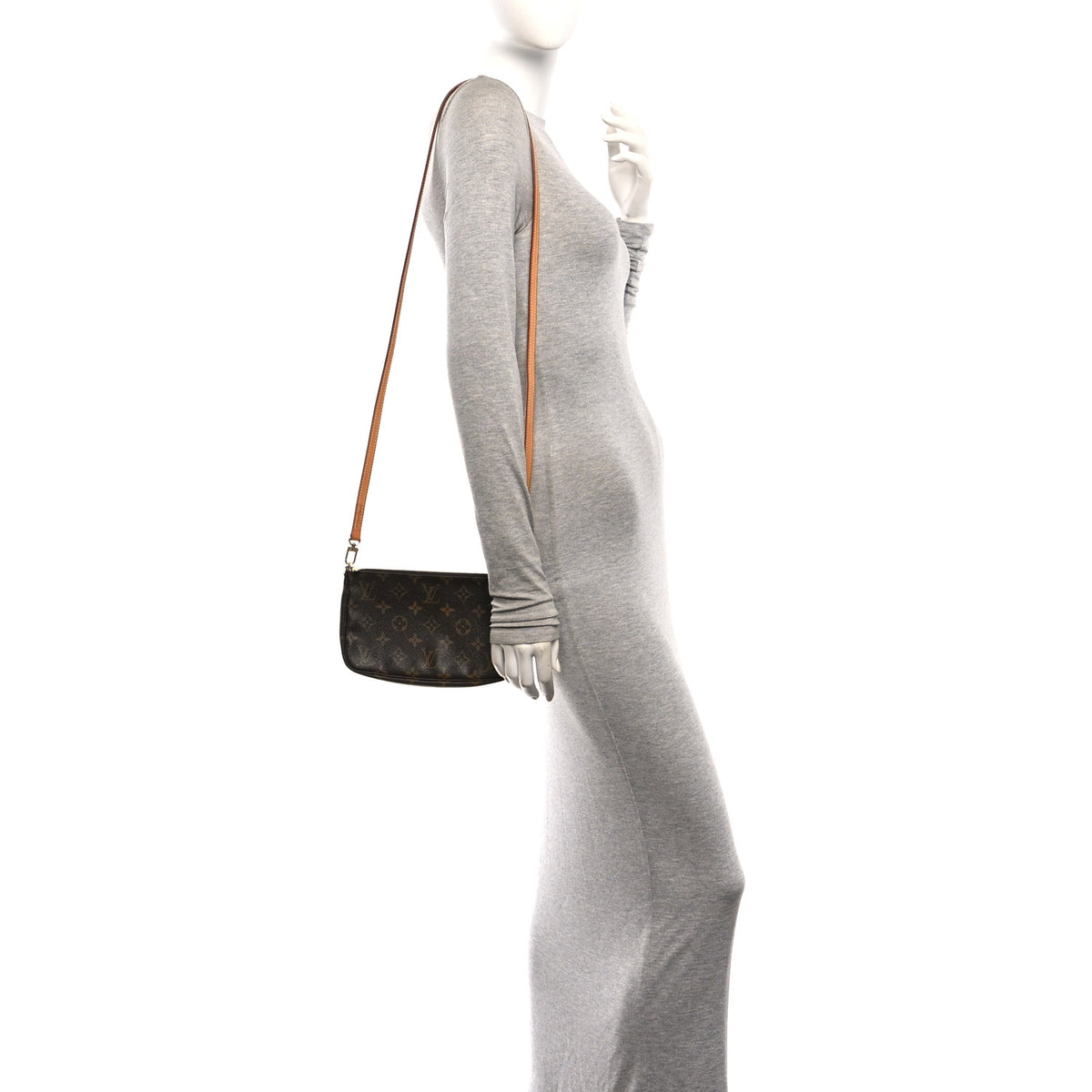 Louis Vuitton Monogram Accessories Pochette Long Strap 2 of 10