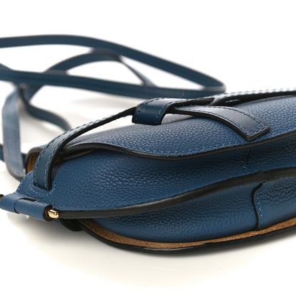 Loewe Grained Calfskin Mini Gate Crossbody Bag Steel Blue 8 of 11