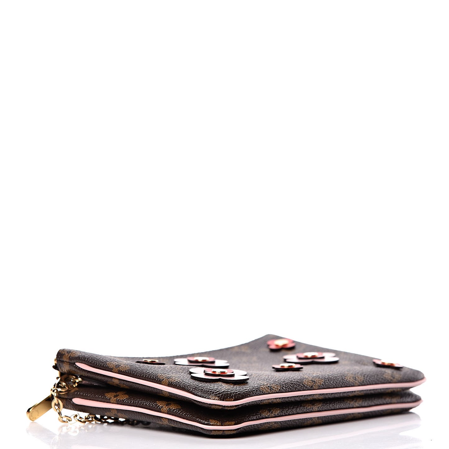 Monogram Blooming Flowers Double Zip Pochette