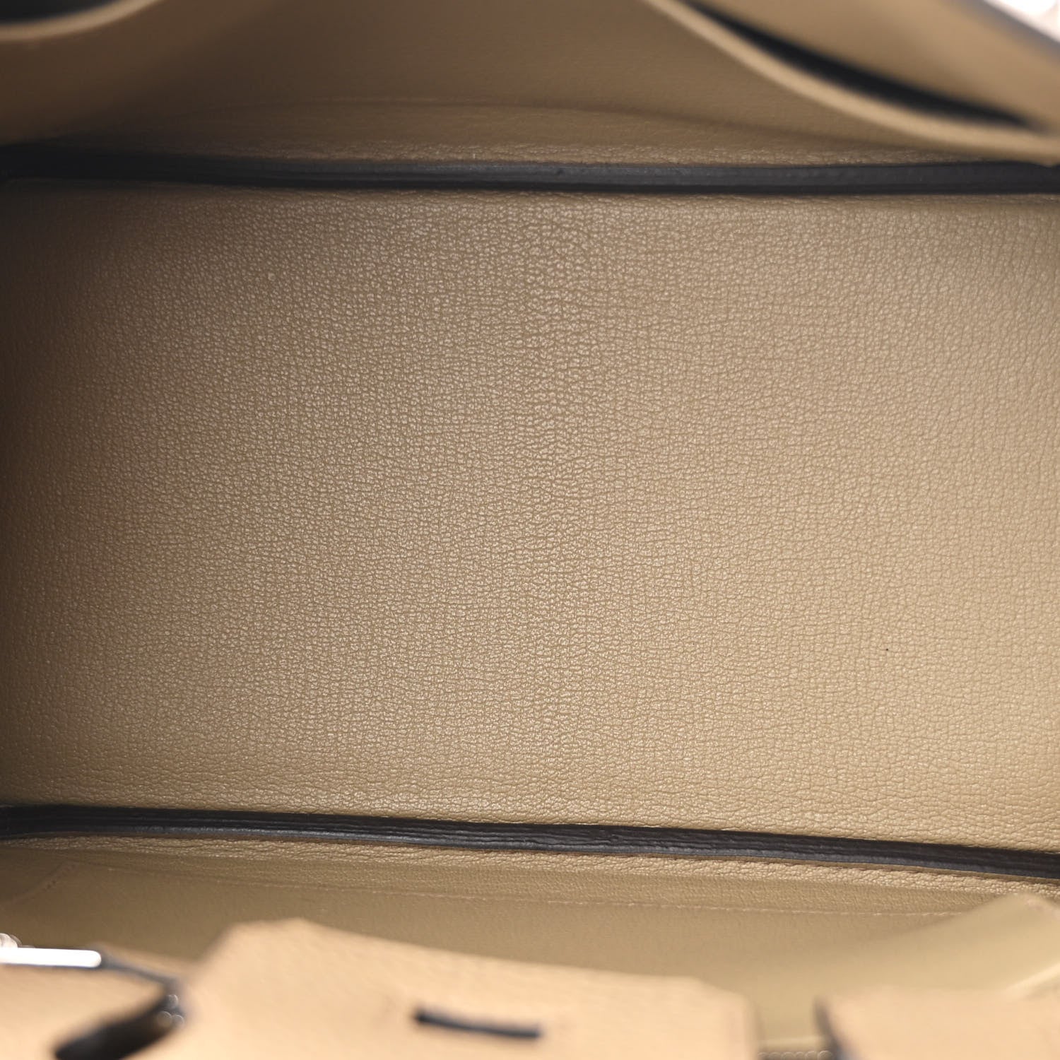 Hermes Togo Birkin 25 Beige Marfa 5 of 13