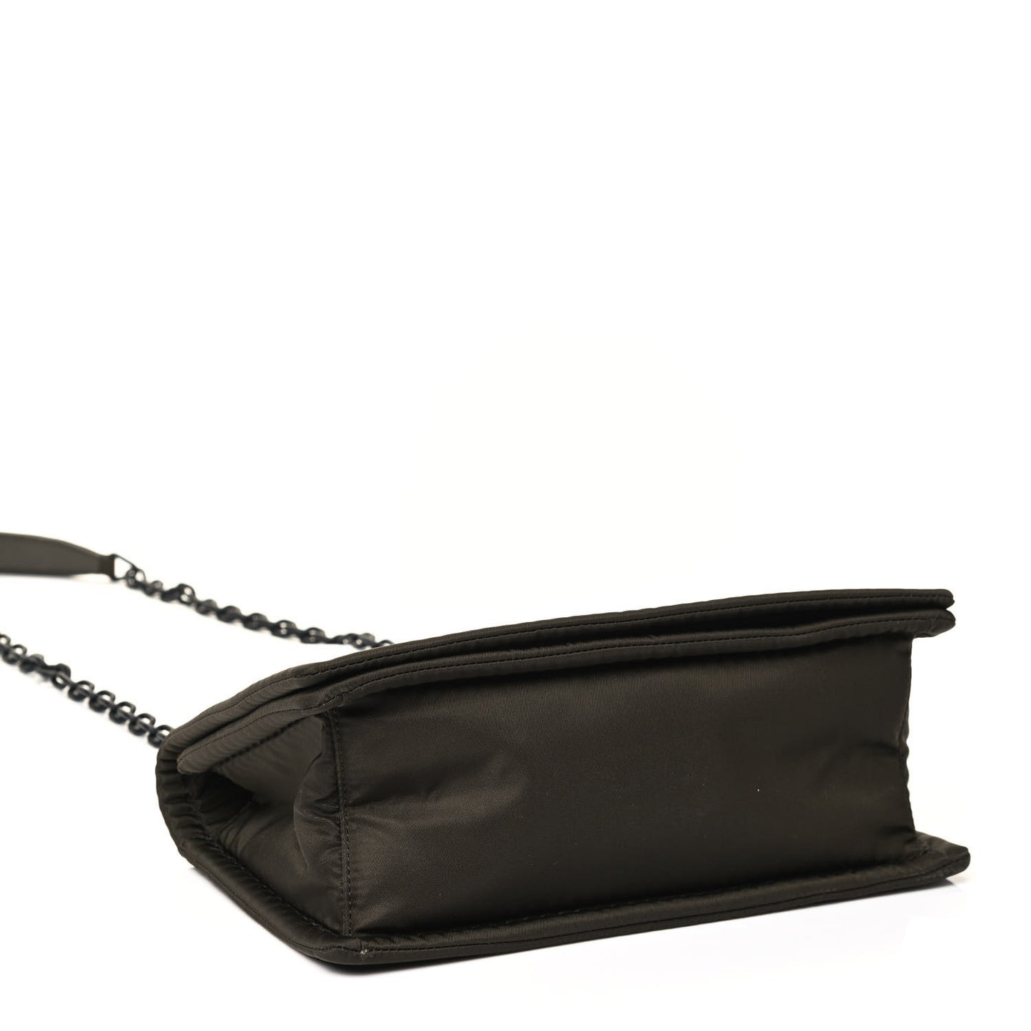 Nylon Tessuto Chain Shoulder Bag Mimetico