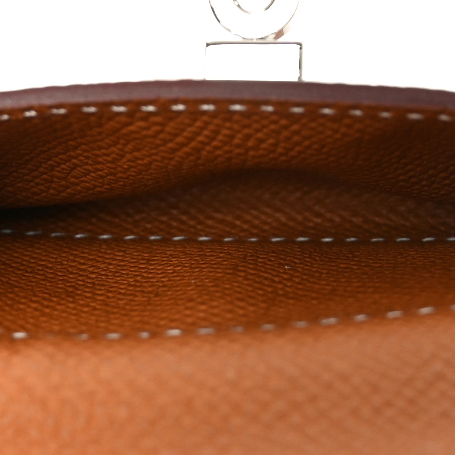 Hermes Swift Epsom Pocket Kelly Shoulder Strap Gold 3 of 5