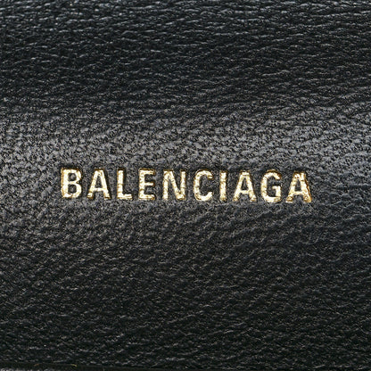 Balenciaga Patent Calfskin Lizard Embossed XS Sharp Top Handle Bag White 6 of 19