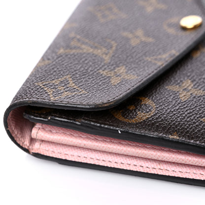 Louis Vuitton Monogram Sarah Wallet NM Rose Ballerine 20 of 22