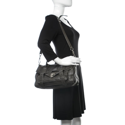 Proenza Schouler Lambskin Medium PS1 Satchel Black 2 of 25
