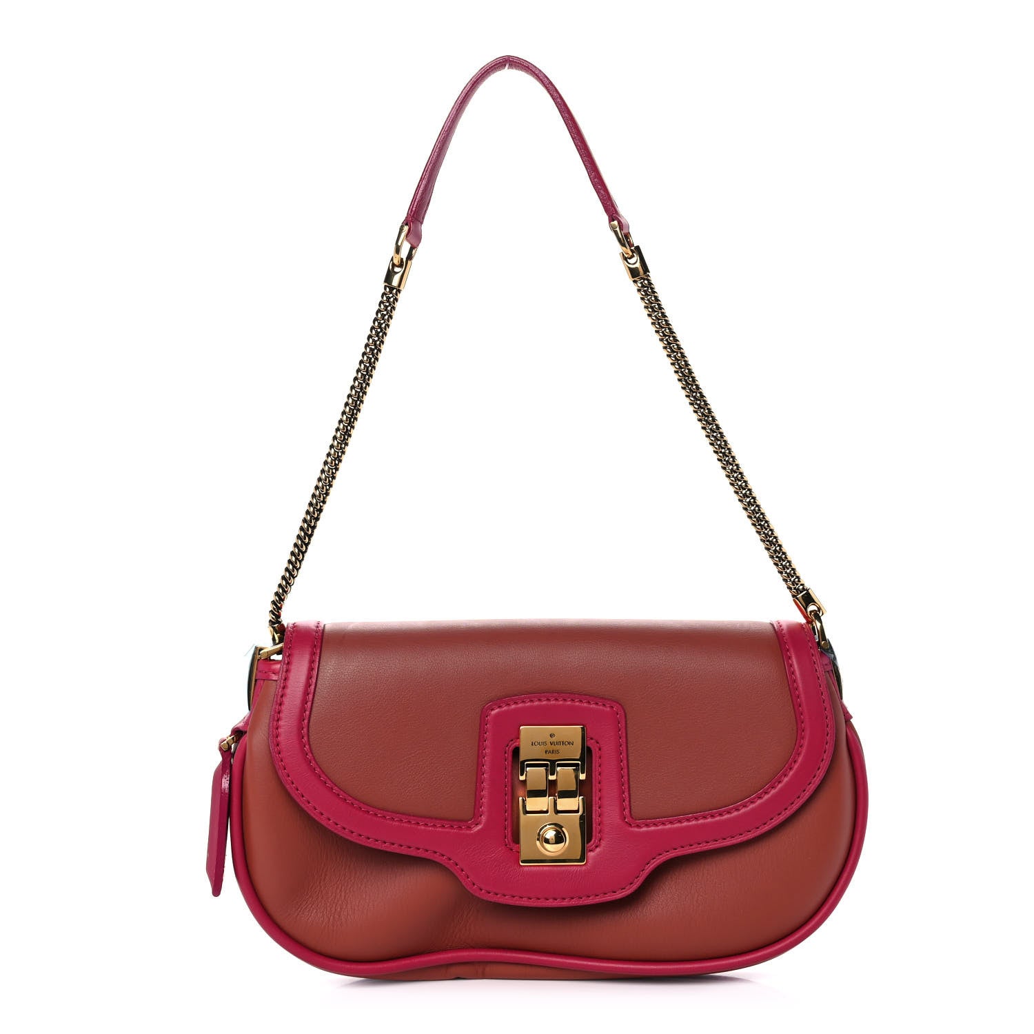 Louis Vuitton Cuir Art Déco Baguette Terre Framboise 1 of 12