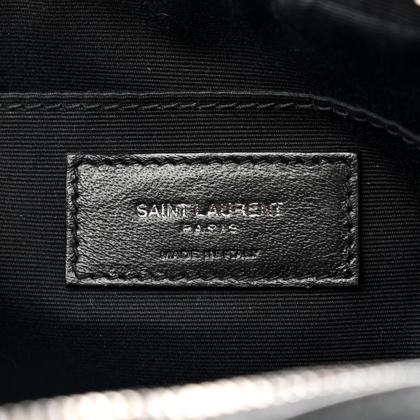 Calfskin Matelasse Monogram Lou Camera Bag Black