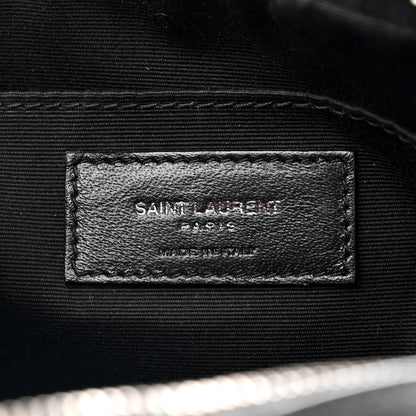Saint Laurent Calfskin Matelasse Monogram Lou Camera Bag Black 5 of 7