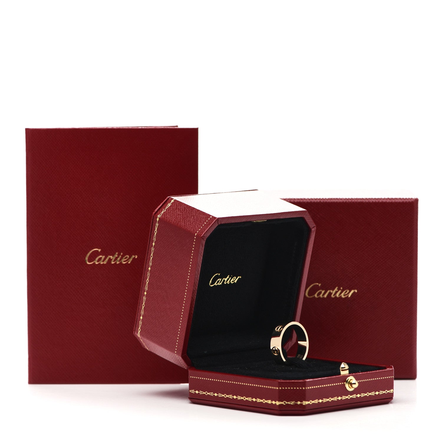 Cartier 18K Yellow Gold 5.5mm LOVE Ring 58 8.25 5 of 5