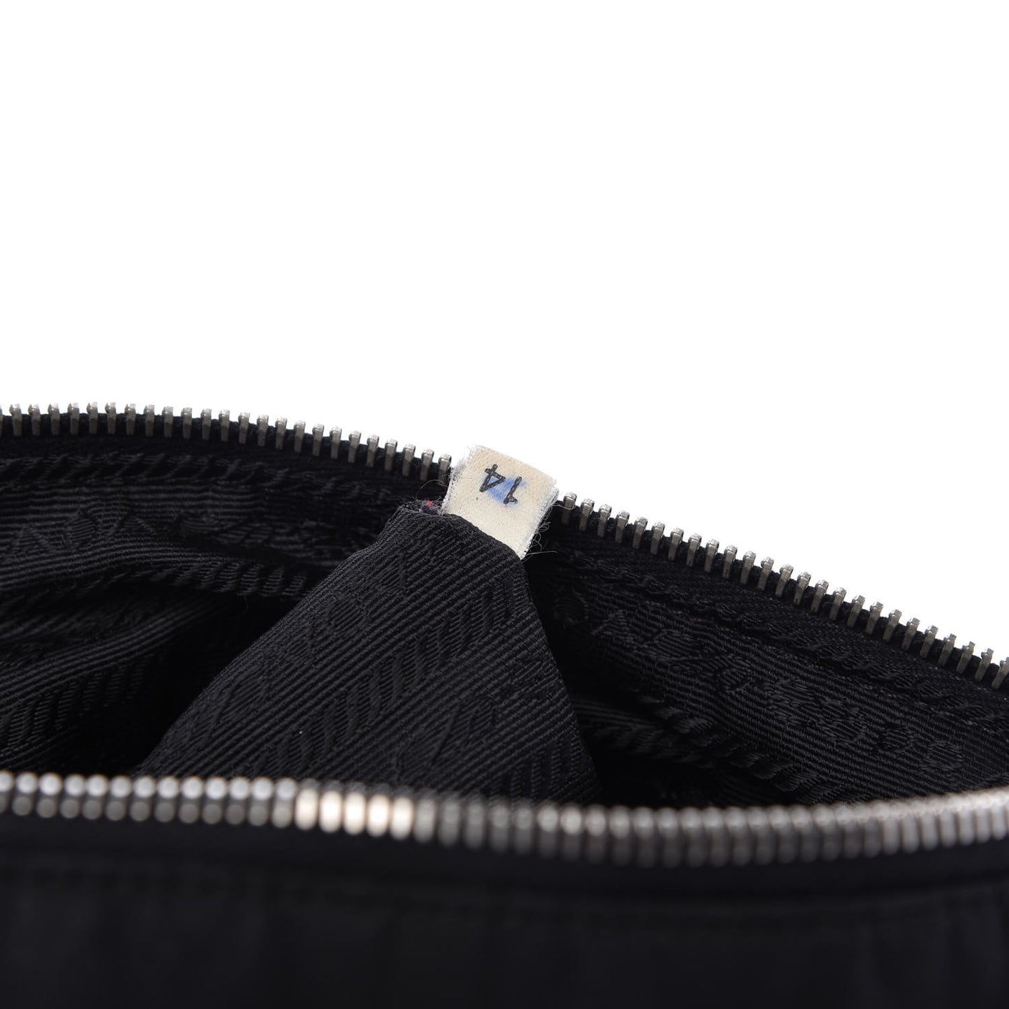 Tessuto Nylon Saffiano Hobo Black