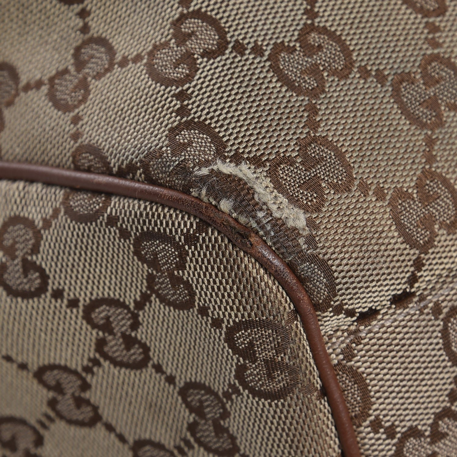 Gucci Monogram Large Sukey Tote Brown 9 of 13