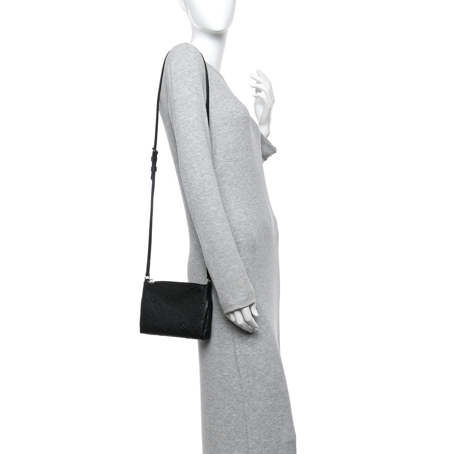 Louis Vuitton Empreinte Pallas Crossbody Black 2 of 10