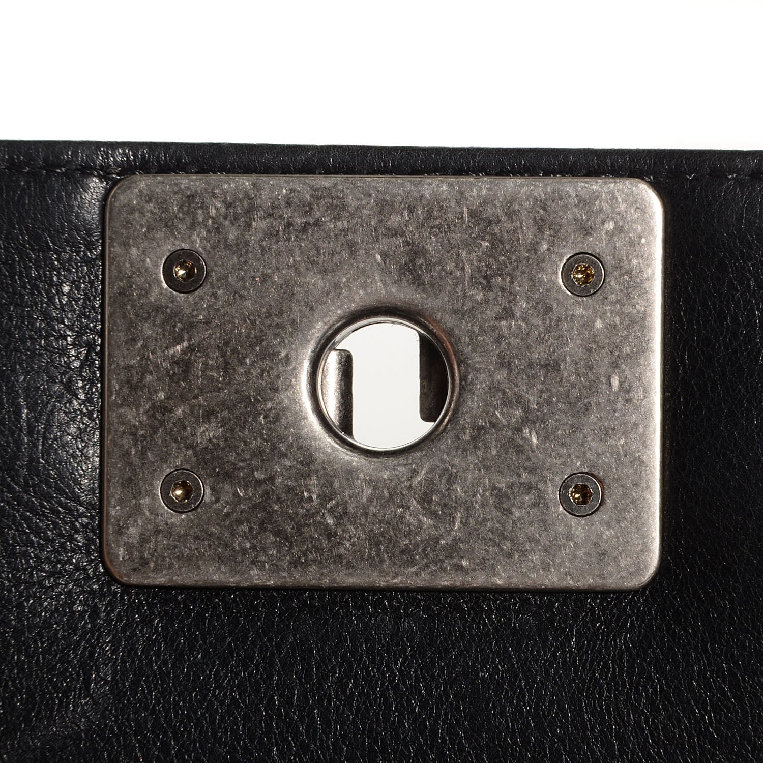 Chanel Metallic Calfskin Quilted Small Boy Flap Black 7 of 9