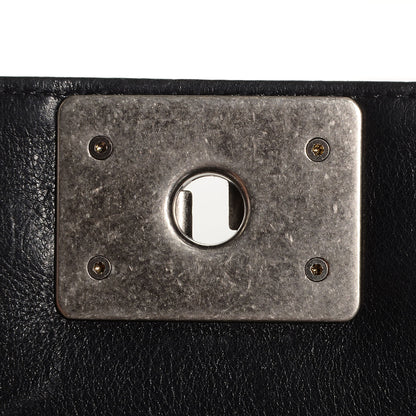 Chanel Metallic Calfskin Quilted Small Boy Flap Black 7 of 9