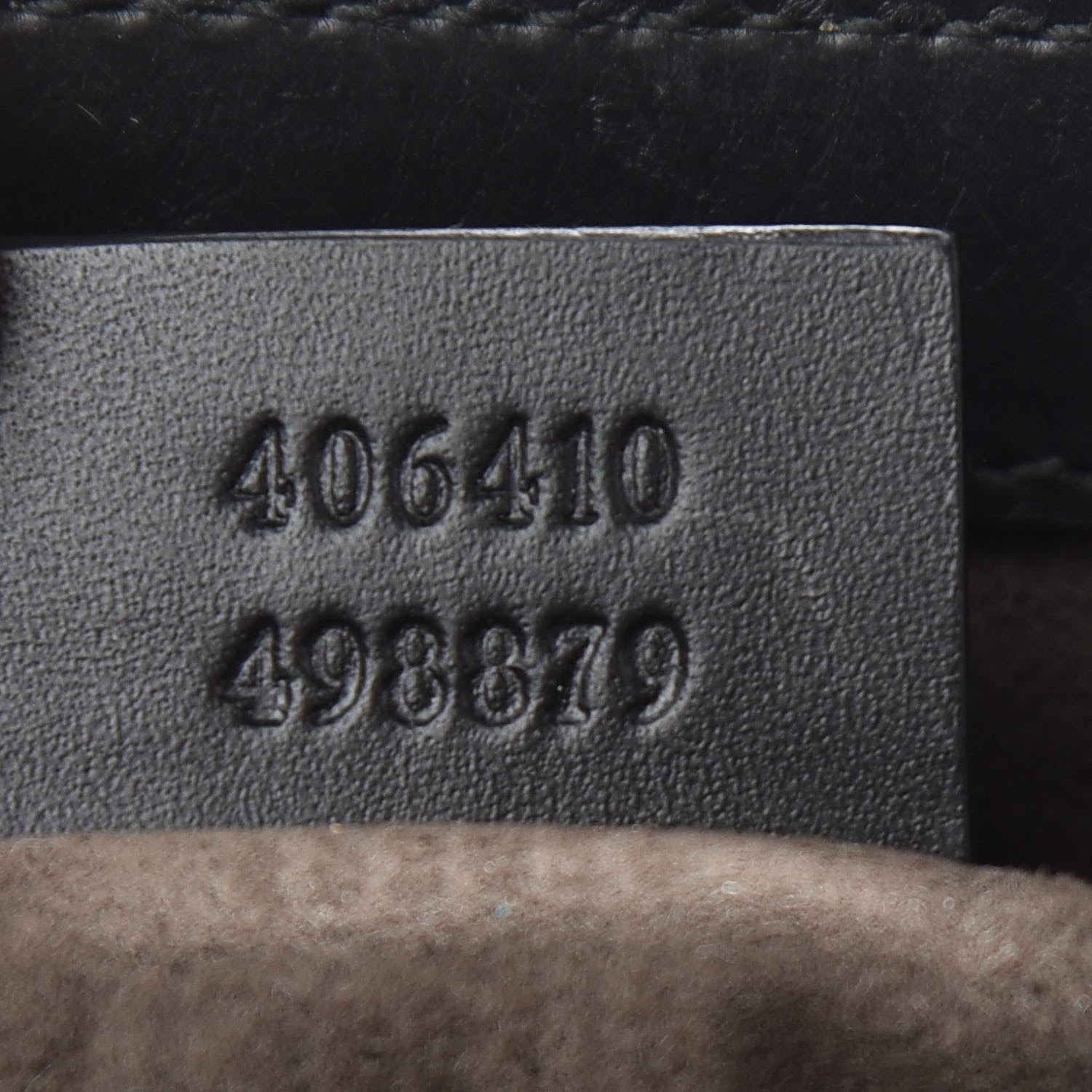 Gucci Guccissima Signature Small Messenger Bag Black 6 of 10