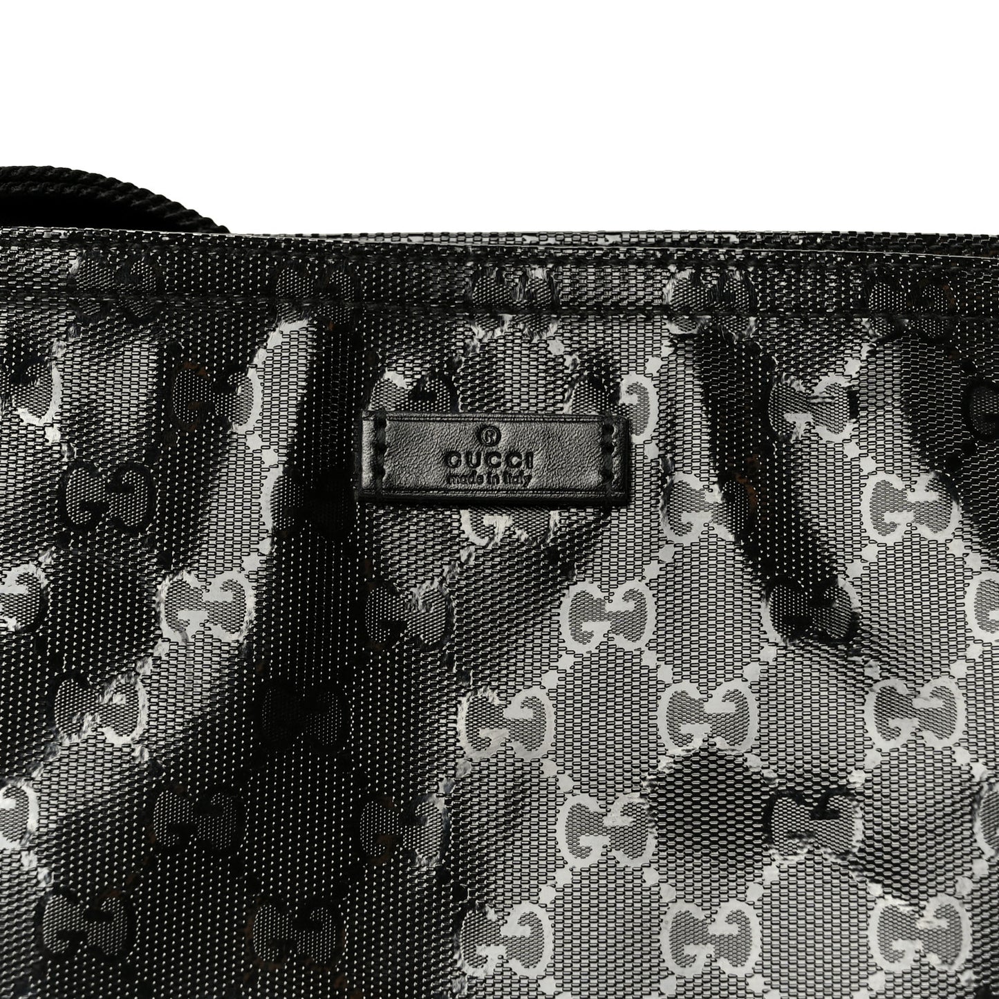 Imprime Monogram Medium Flat Messenger Bag Black