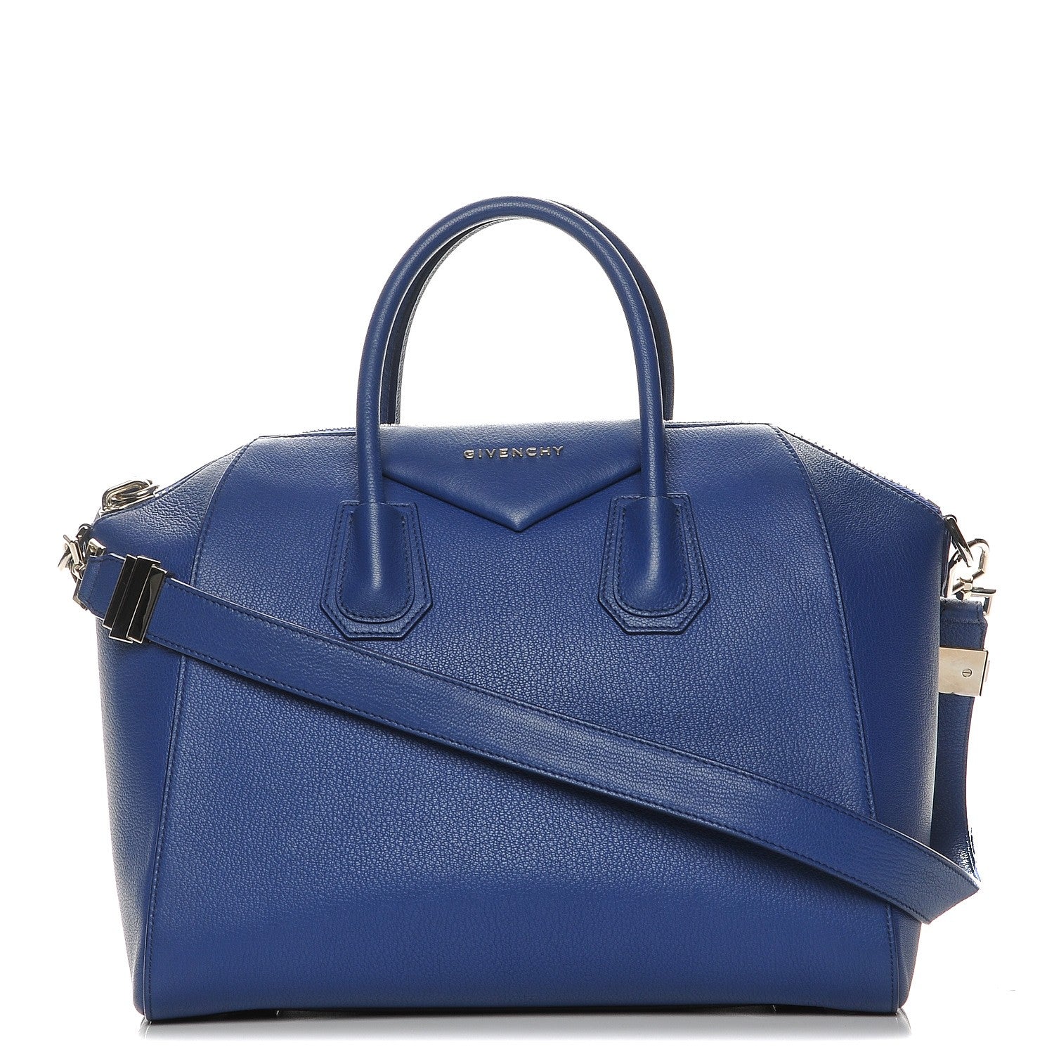 Givenchy Sugar Goatskin Medium Antigona Bright Blue 1 of 8