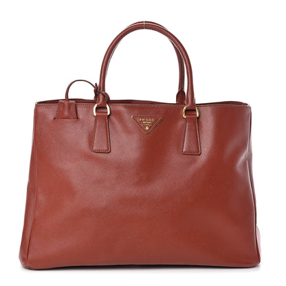 Prada Saffiano Lux Large Tote Bacca 1 of 8