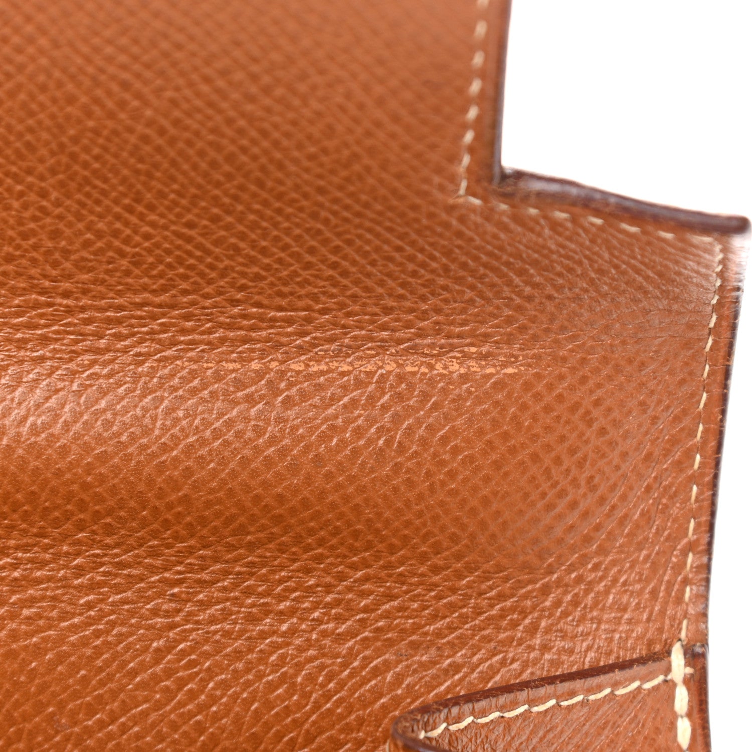 Hermes Courchevel Kelly Sellier 28 Gold 11 of 18