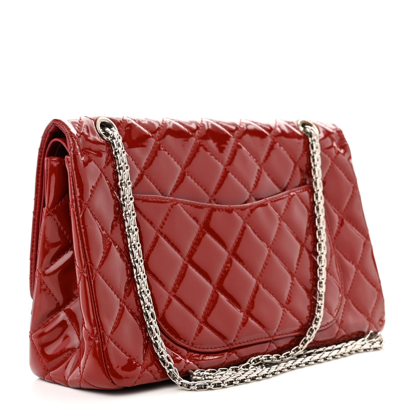 Patent Quilted 2.55 Reissue 226 Flap Red