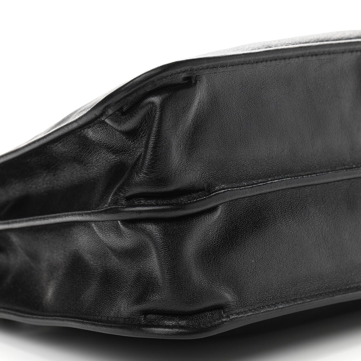 New Sakai Calfskin Lux Medium Horsebit 1955 Tote Bag Black
