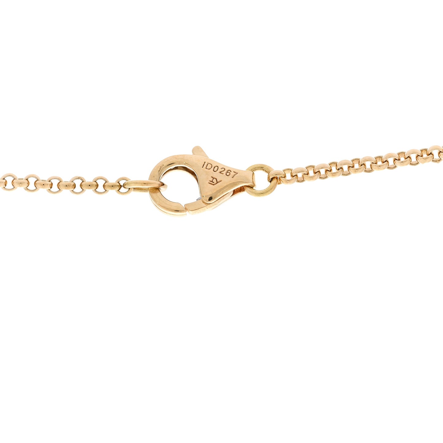 18K Yellow Gold Entrelaces Pendant Necklace