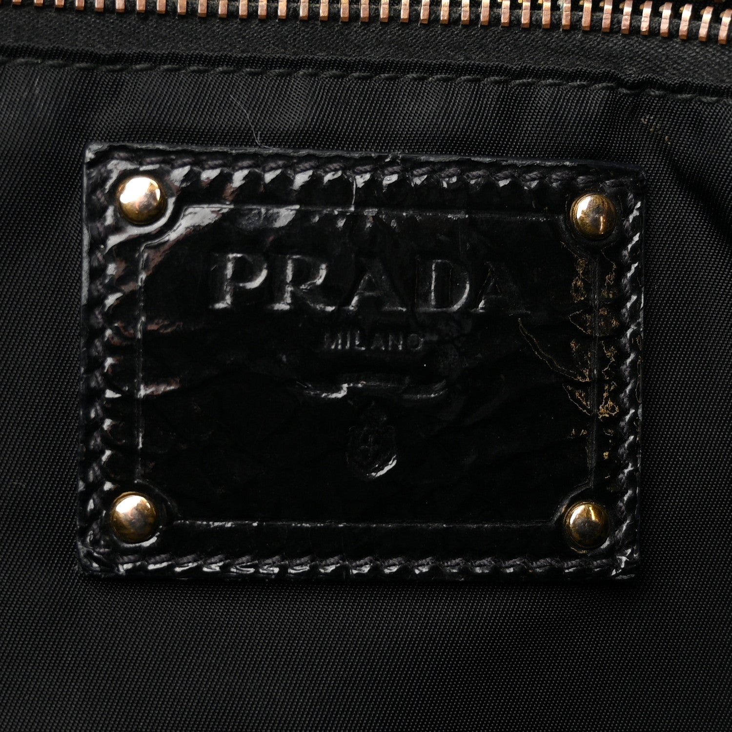 Prada Tessuto Nylon Tote Black 6 of 14