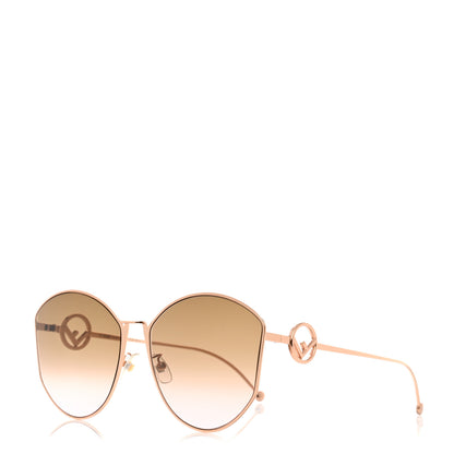 Fendi Metal F is Fendi Sunglasses FF 0335/F/S Gold 1 of 7