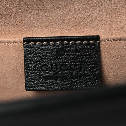 Gucci Calfskin GG Web Small Ophidia Chain Shoulder Bag Black 6 of 10