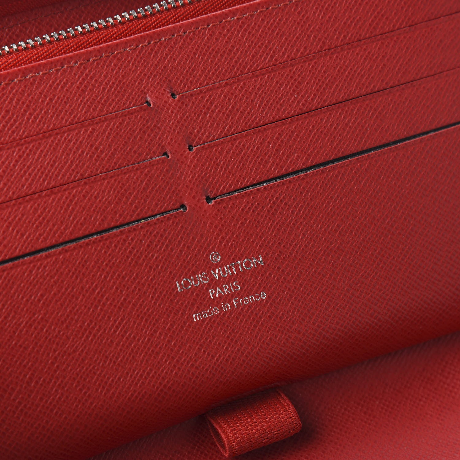 Louis Vuitton Epi Zippy Organizer Wallet Red 5 of 10