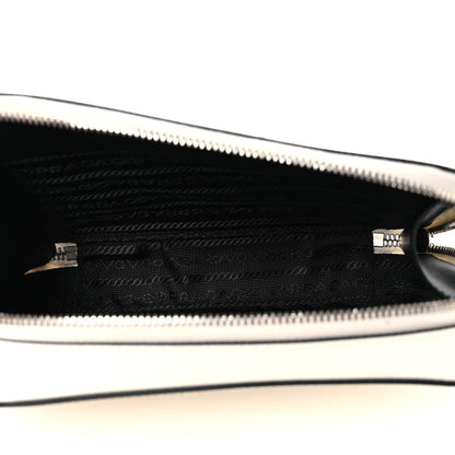 Prada Saffiano Travel Small Brique Crossbody Bag White 5 of 9