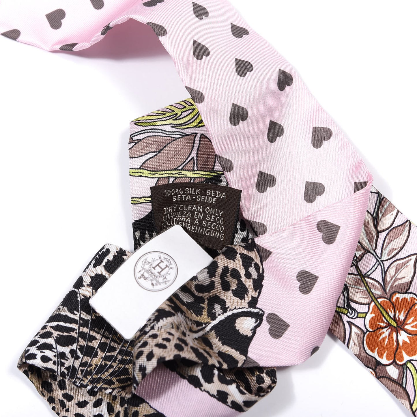 Silk Jungle Love Love Twilly Rose Pale Etoupe