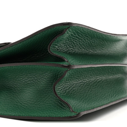 Gucci Dollar Calfskin Crystal Web Medium Dionysus Bamboo Top Handle Bag Emerald 9 of 11