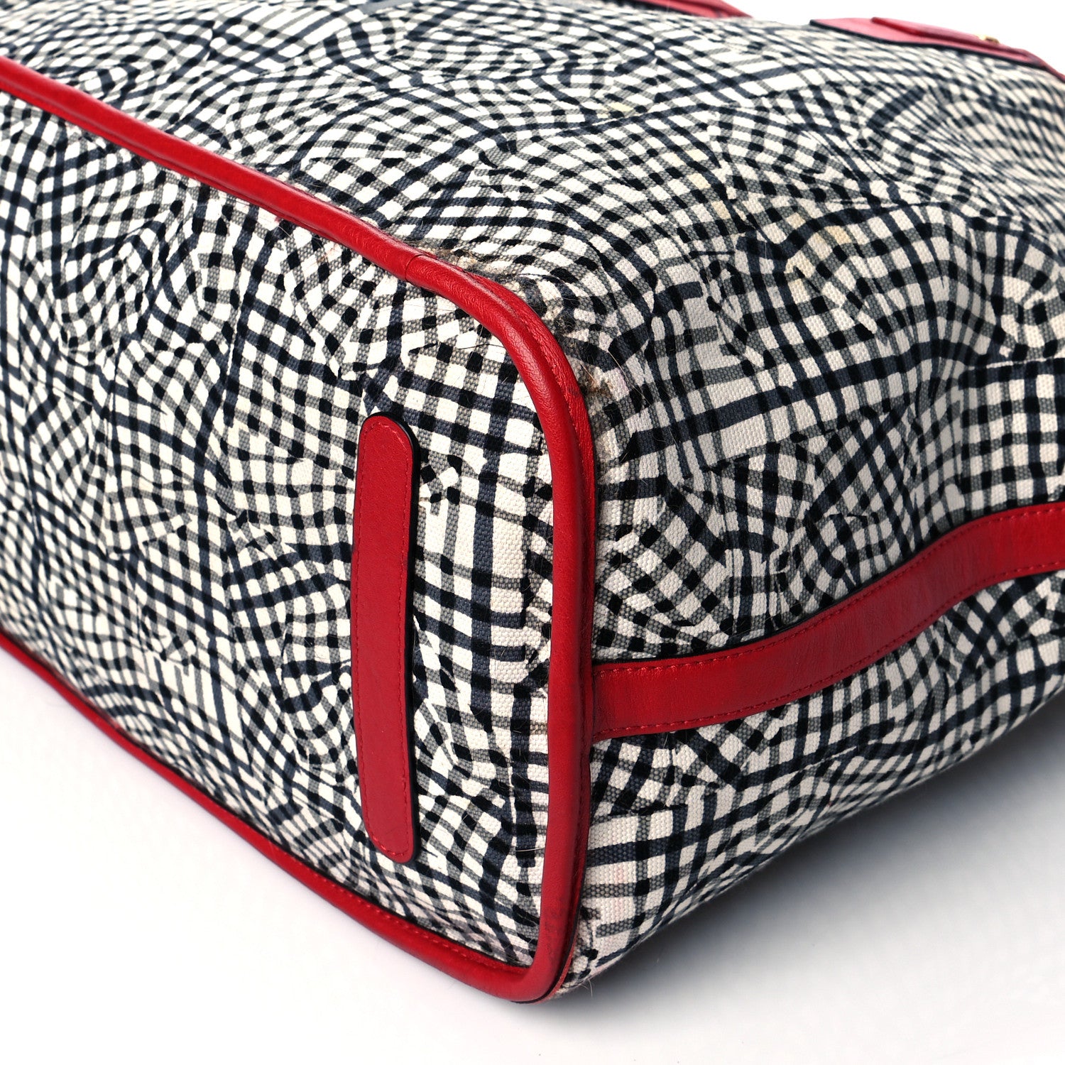 MCM Visetos Large Liz Reversible Shopper Tote Ruby Red 14 of 14