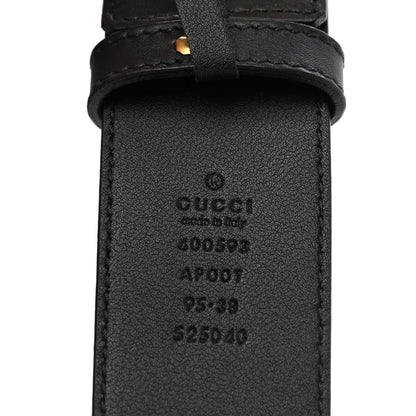 Gucci Calfskin Double G 40mm Belt 95 38 Black 5 of 5