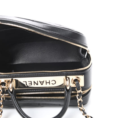 Chanel Lambskin Quilted Small Trendy CC Bowling Bag Black 6 of 13