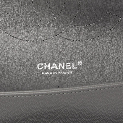 Chanel Caviar Quilted Jumbo Double Flap Grey 6 of 8