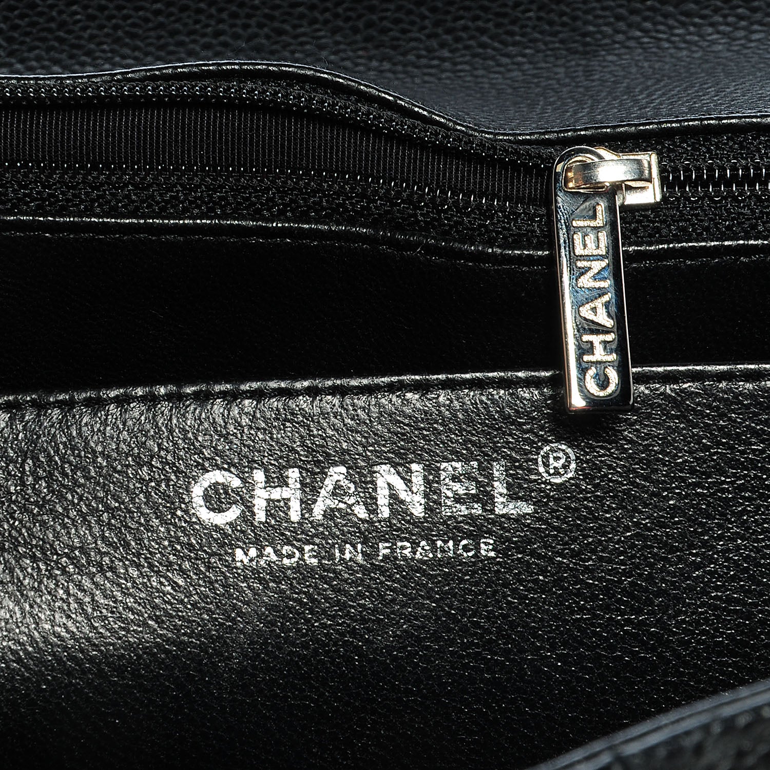 Chanel Caviar Jumbo Single Flap Black 6 of 8