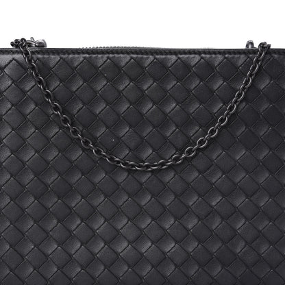 Bottega Veneta Nappa Intrecciato Chain Wallet Black 10 of 10