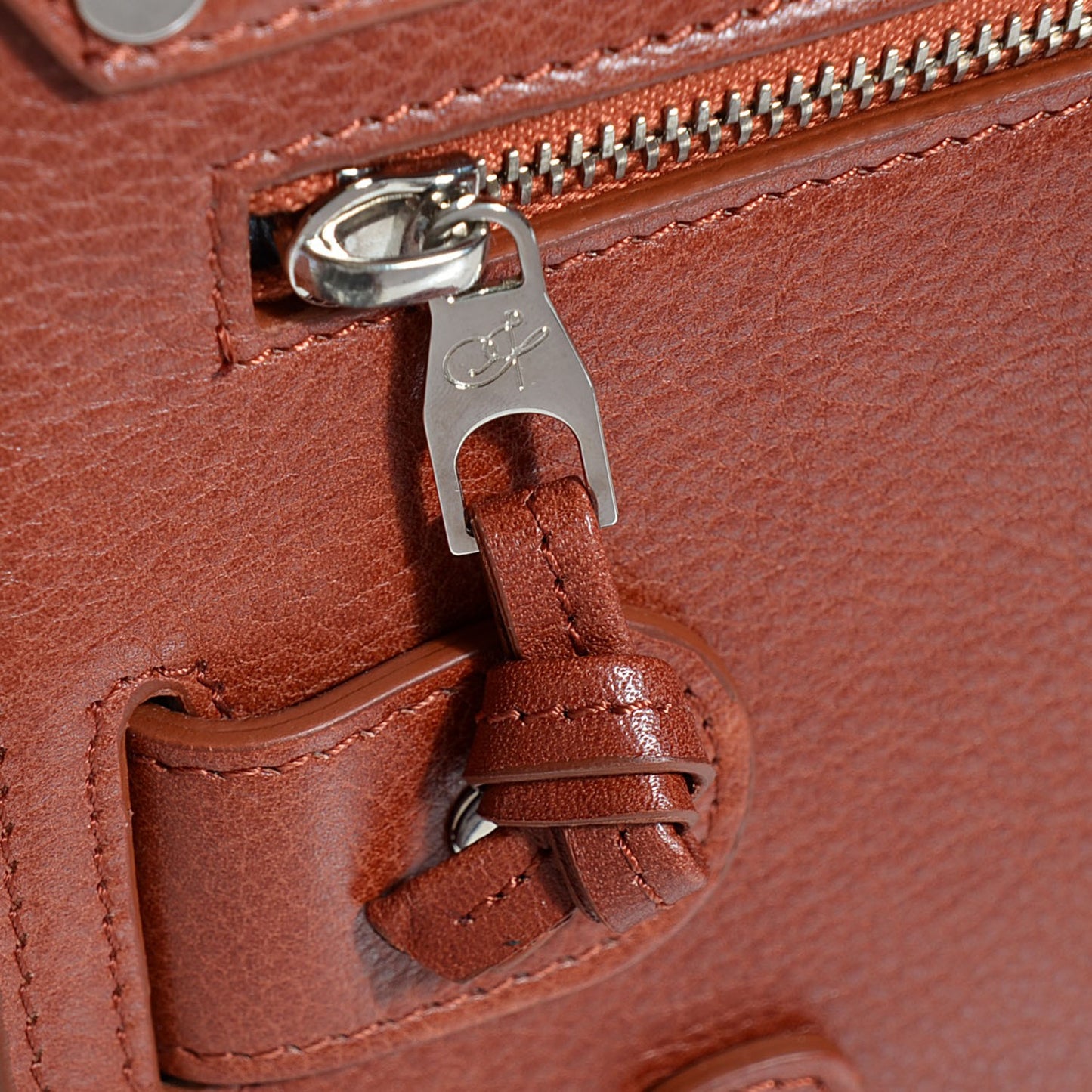 Calfskin PS11 Classic Shoulder Bag Saddle