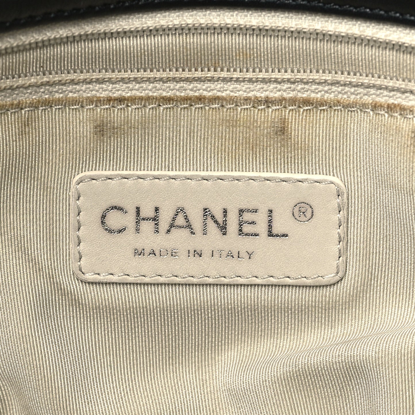 Lambskin Jumbo Canebiers Net Flap Black