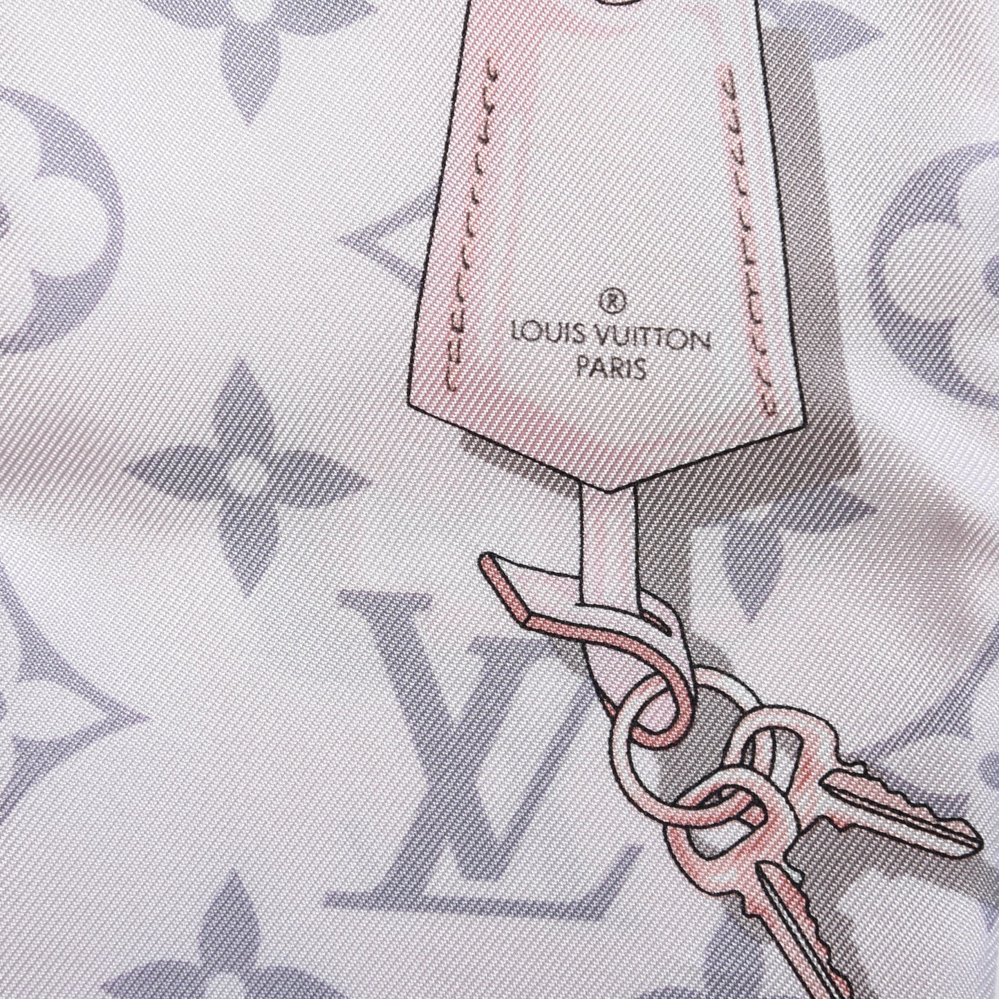 Silk Monogram Confidential Bandeau Light Pink