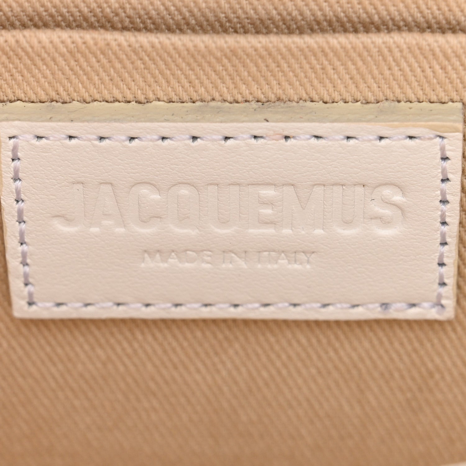 Jacquemus Smooth Calfskin Le Chiquito Long White 6 of 10